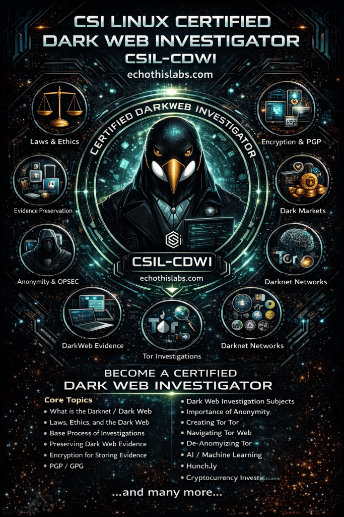 CSI Linux Certification + Self-Paced Course – The CSI Linux Pro Shop