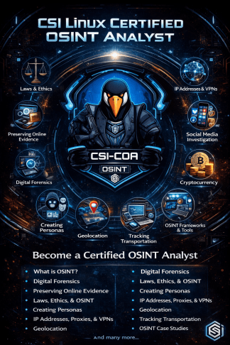 CSI Linux Certified OSINT Analyst