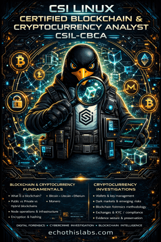CSI Linux Certified Blockchain and Cryptocurrency Analyst