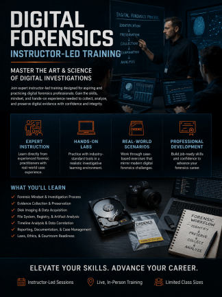 Instructor Led Training