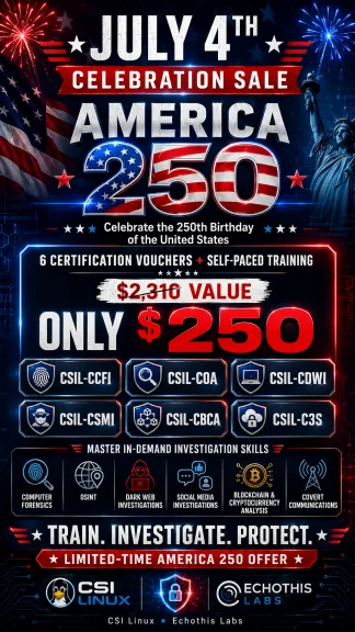 America 250 Cyber Investigations Certification Bundle