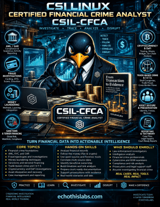 CSI Linux Certified Financial Crime Analyst (CSIL-CFCA)